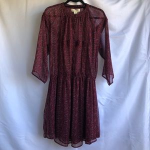 Urban outfitters red floral dress